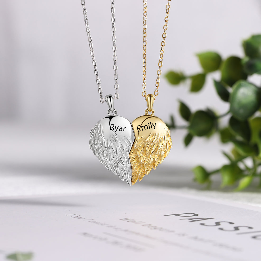 Custom Couple Necklace.