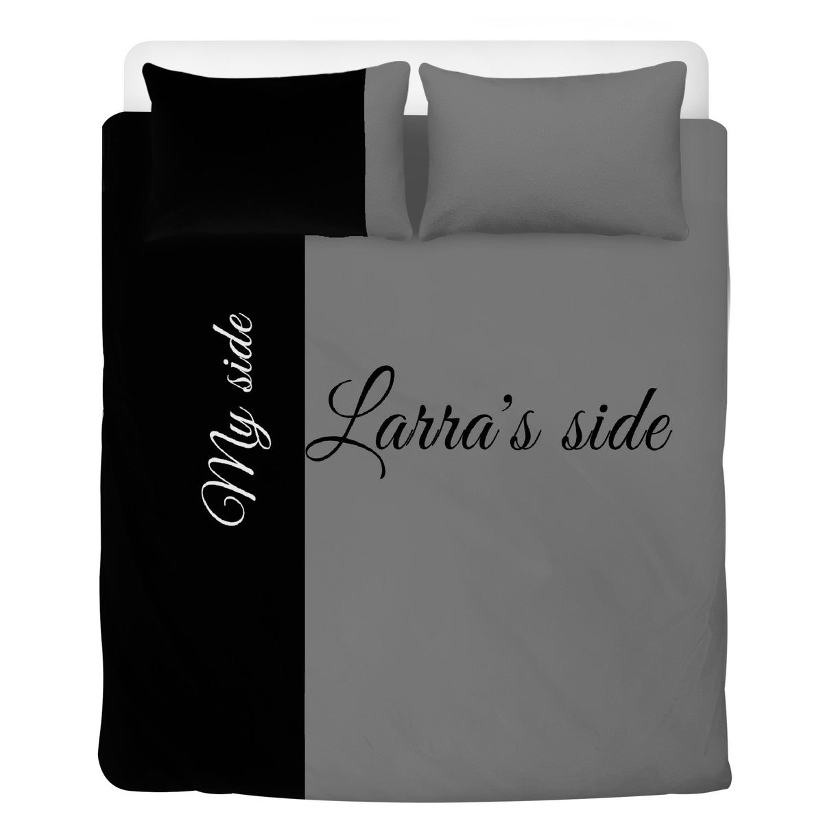 Bedding Customized Black Grey