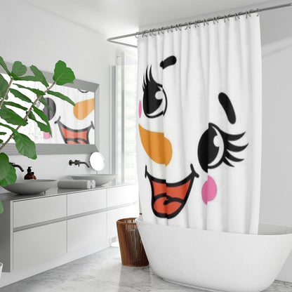 171. Quick-drying Shower Curtain Snowman