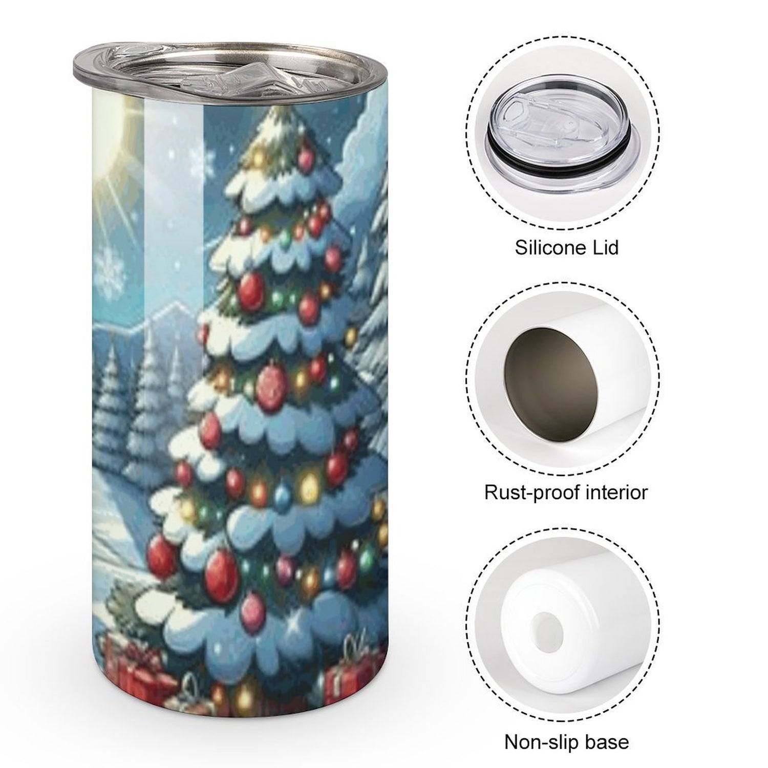 Insulated Drinking Cups with Lids