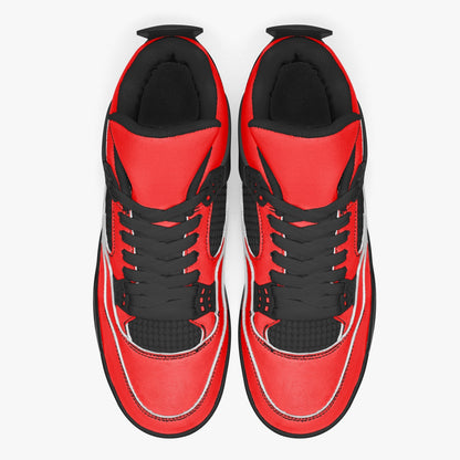 698. AJ4 Basketball Sneakers -Black Red