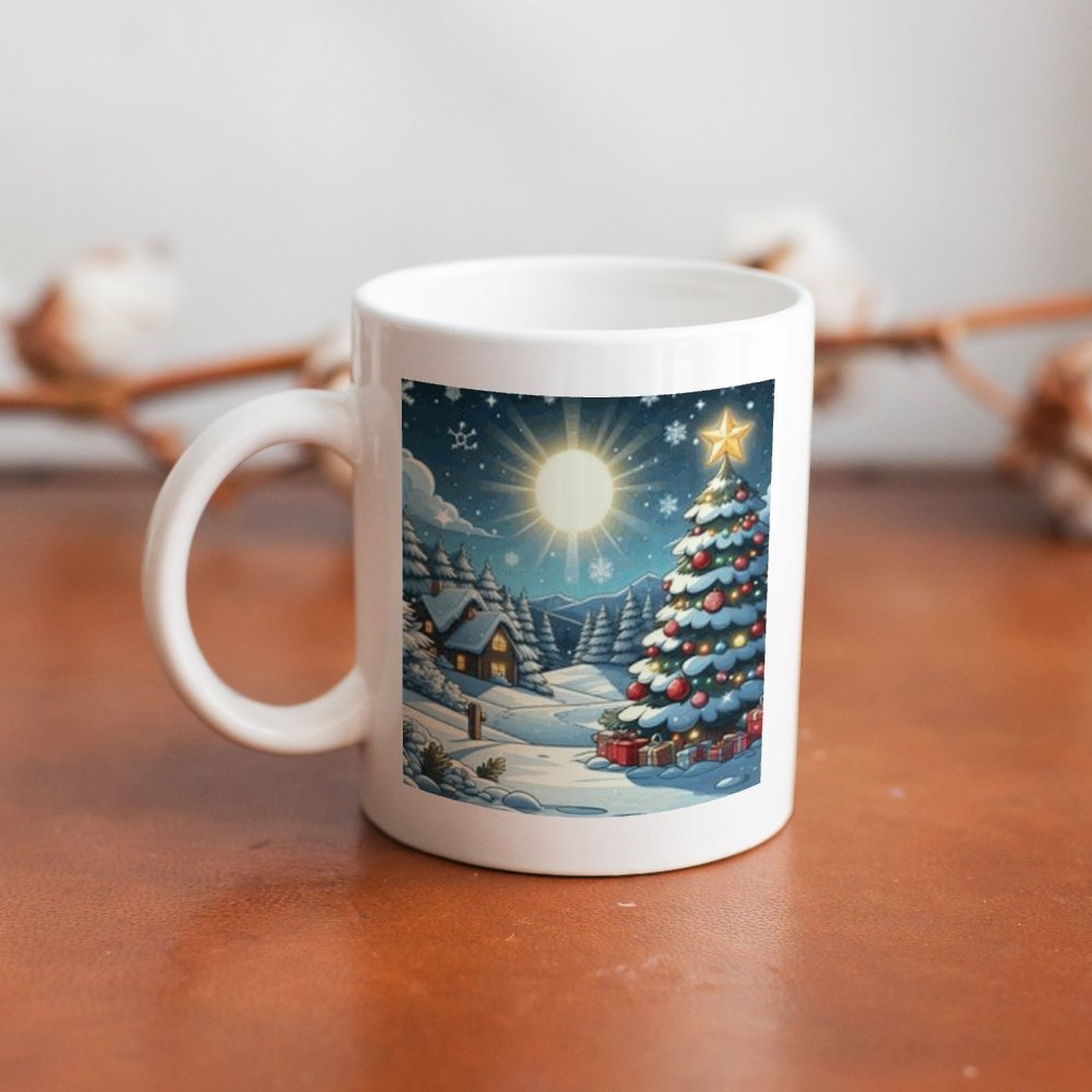 White Mug Printing (Partial Printing)