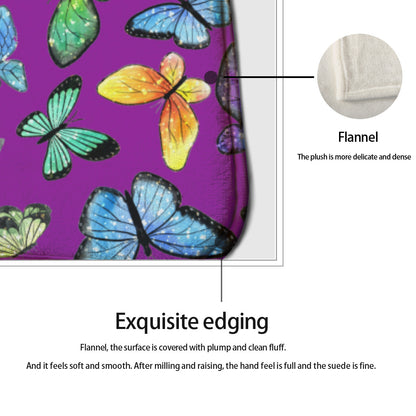 Two-piece L multifunctional kitchen mat butterflies