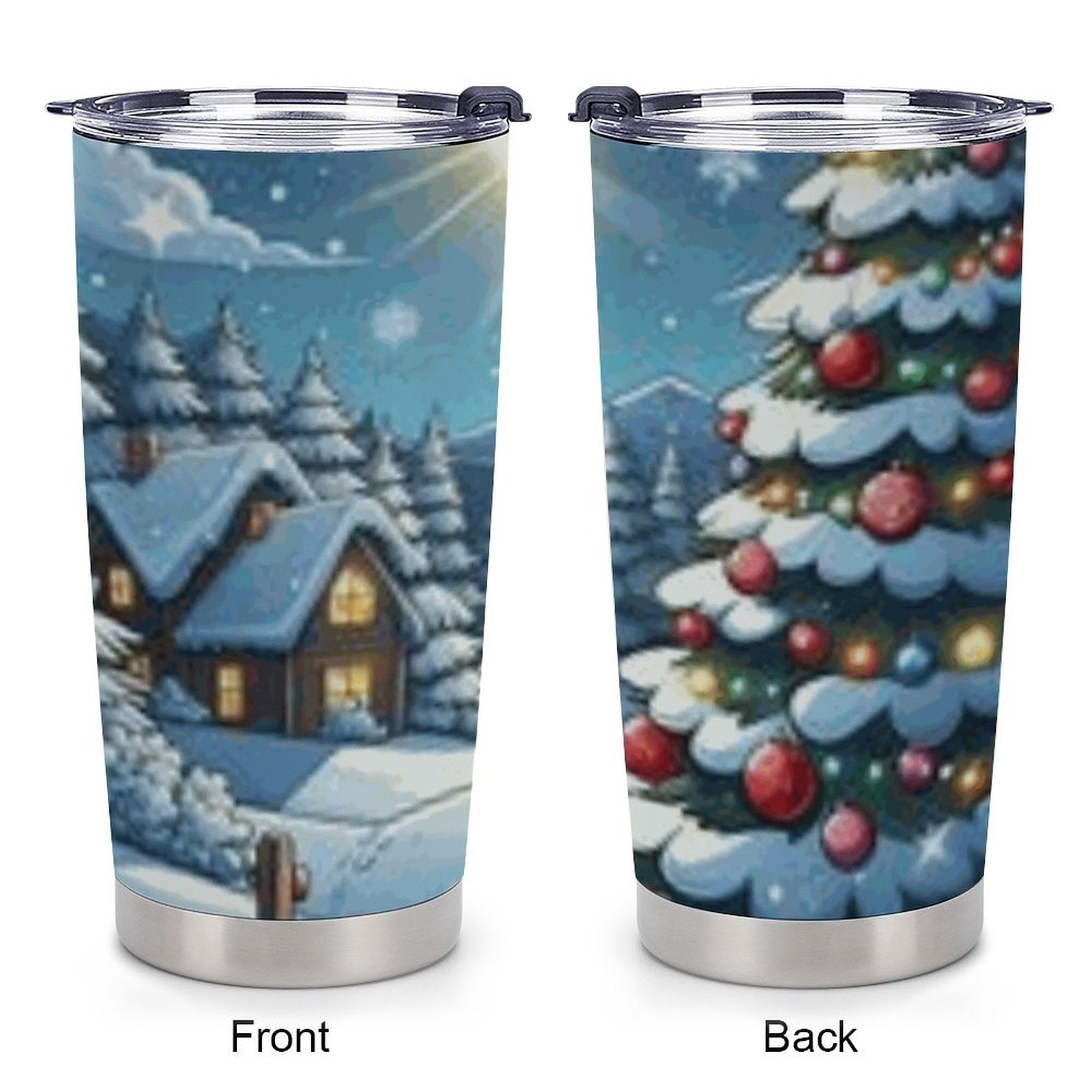 Car Travel Coffee Mug with Lid (All-Over Printing)