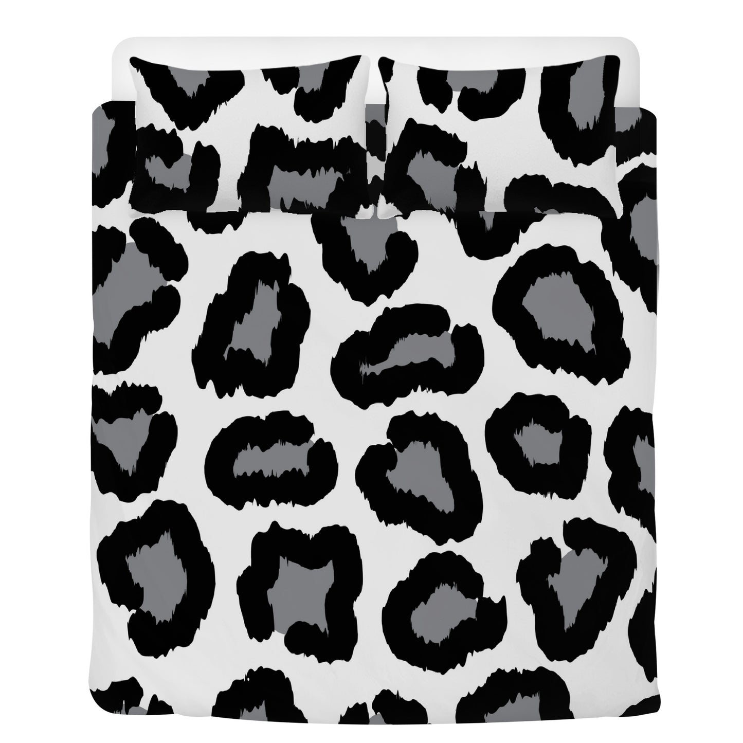 Beddings Black and White Leopard decoration