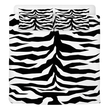 Bedding Tiger black white decoration