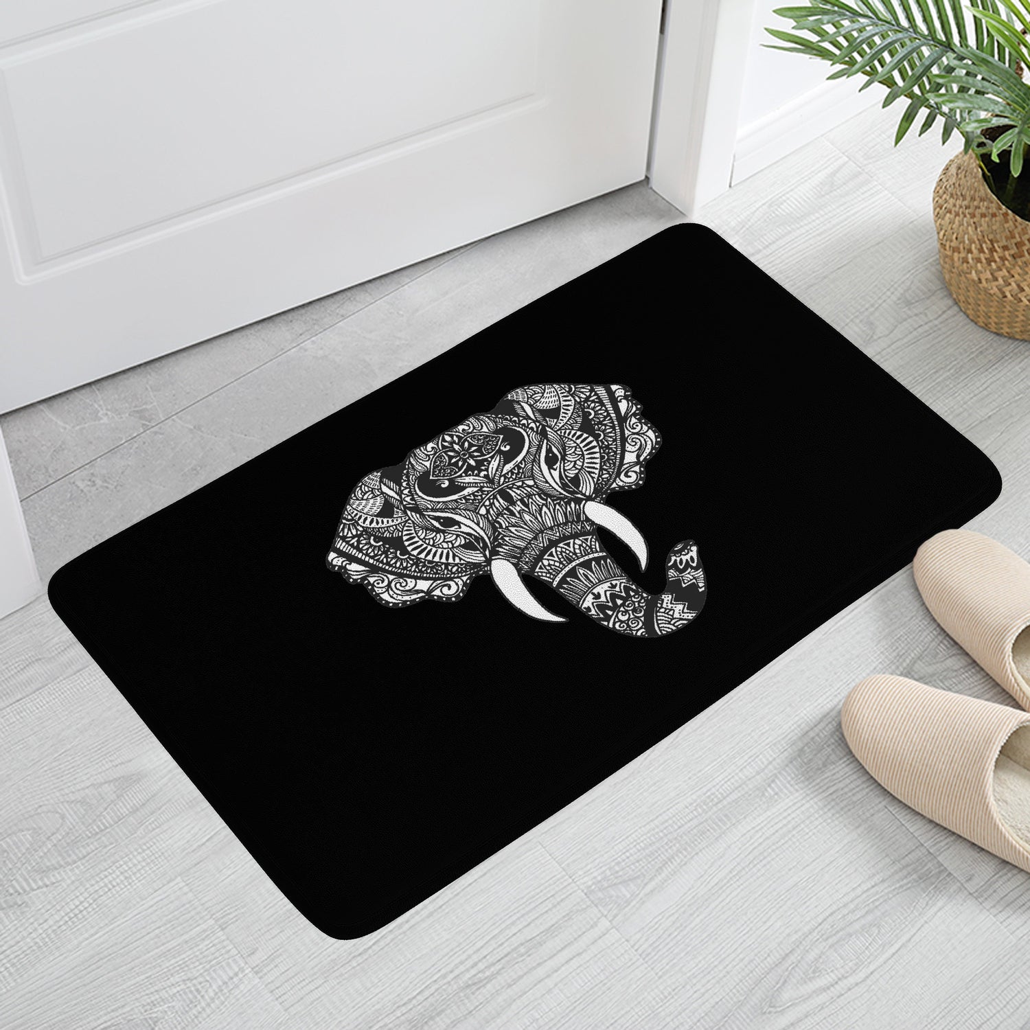 Doormat Elephant decoration