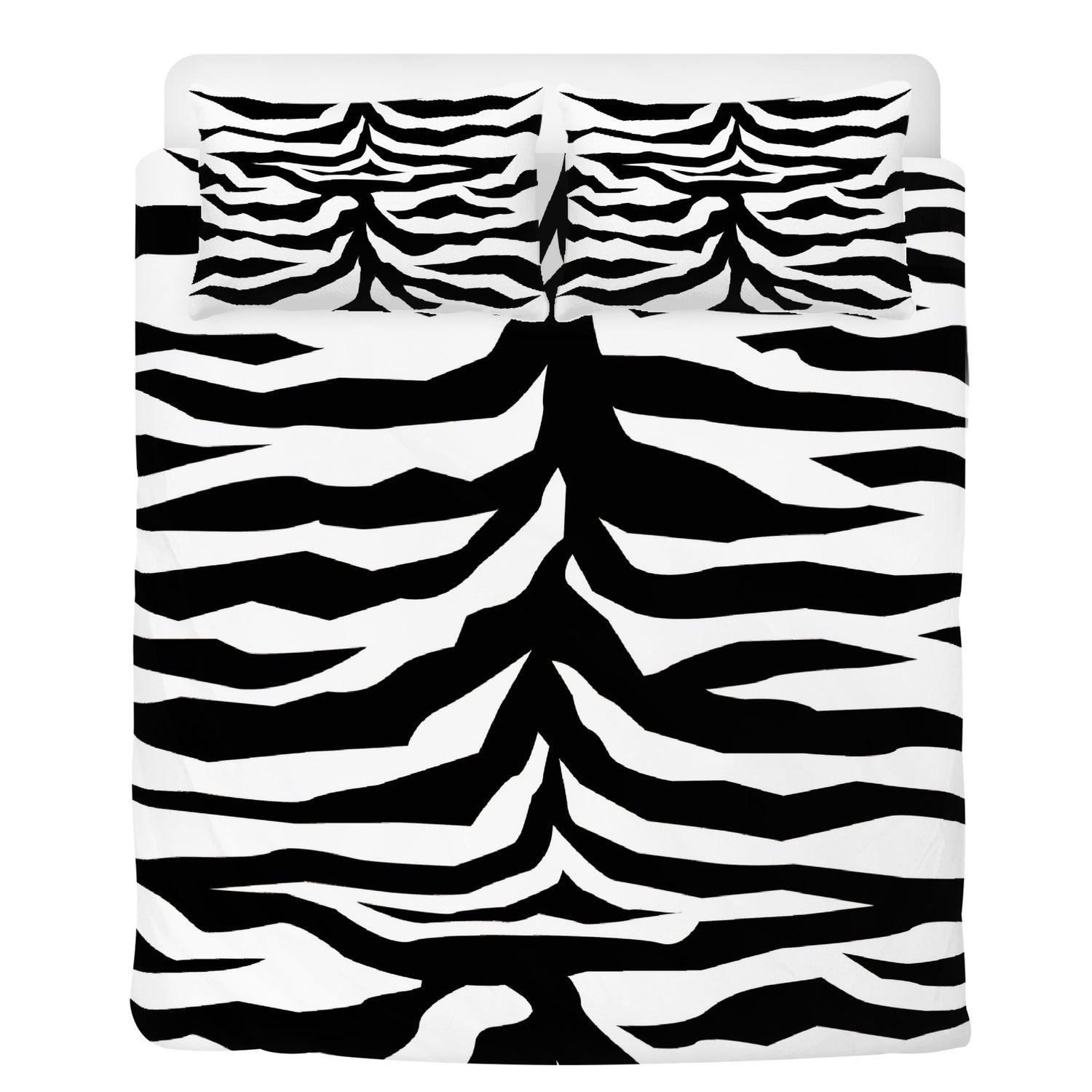 Bedding Tiger black white decoration