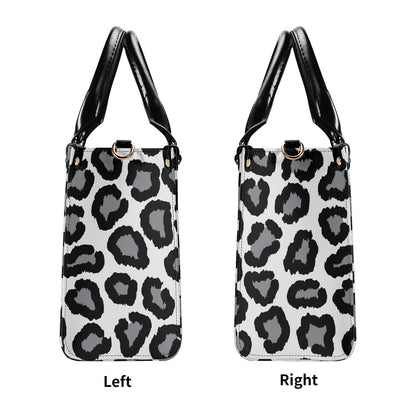 Multiple Sizes Upgraded Luxury Women PU Leather Handbag Leopard print decoration