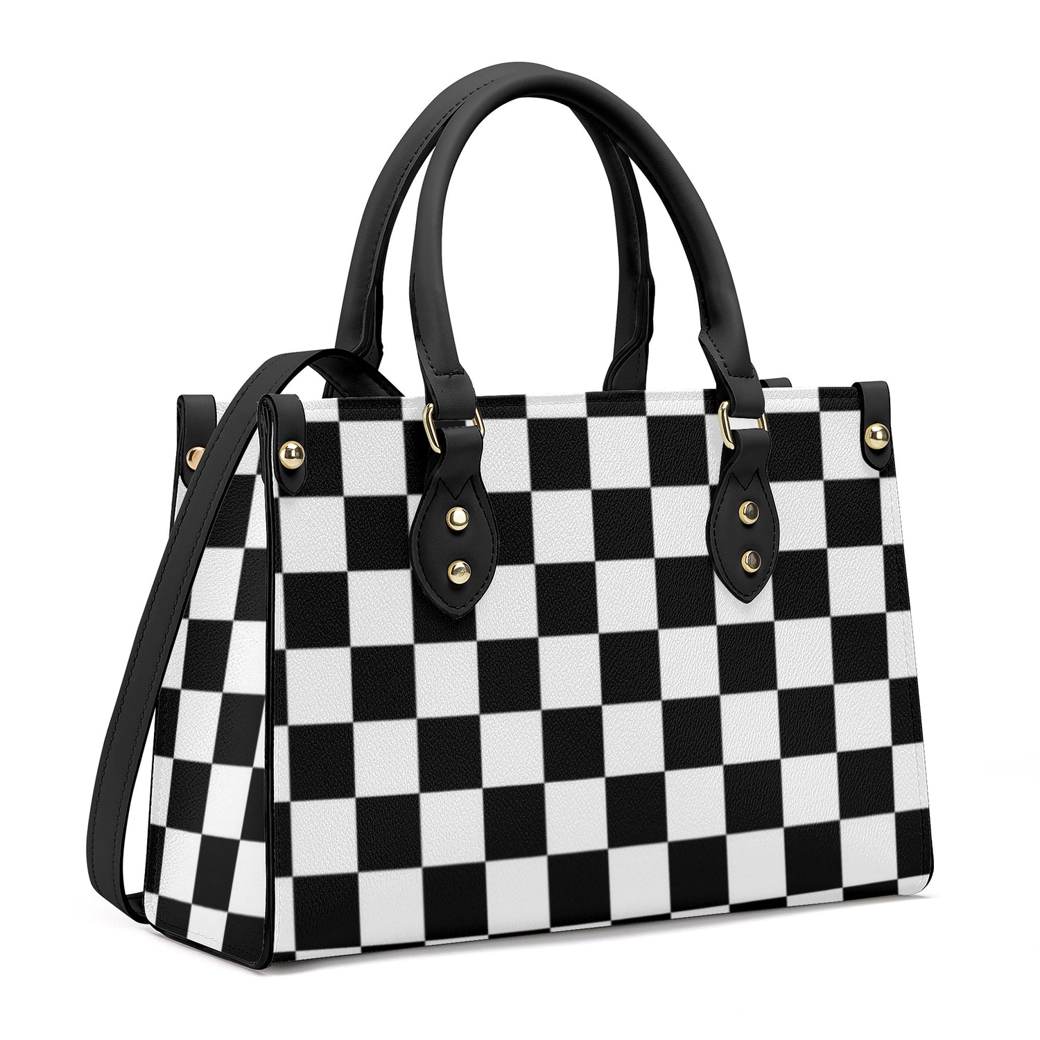 Luxury Women PU Tote Bag - Black