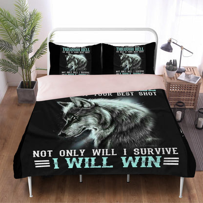 Bedding Wolf decoration