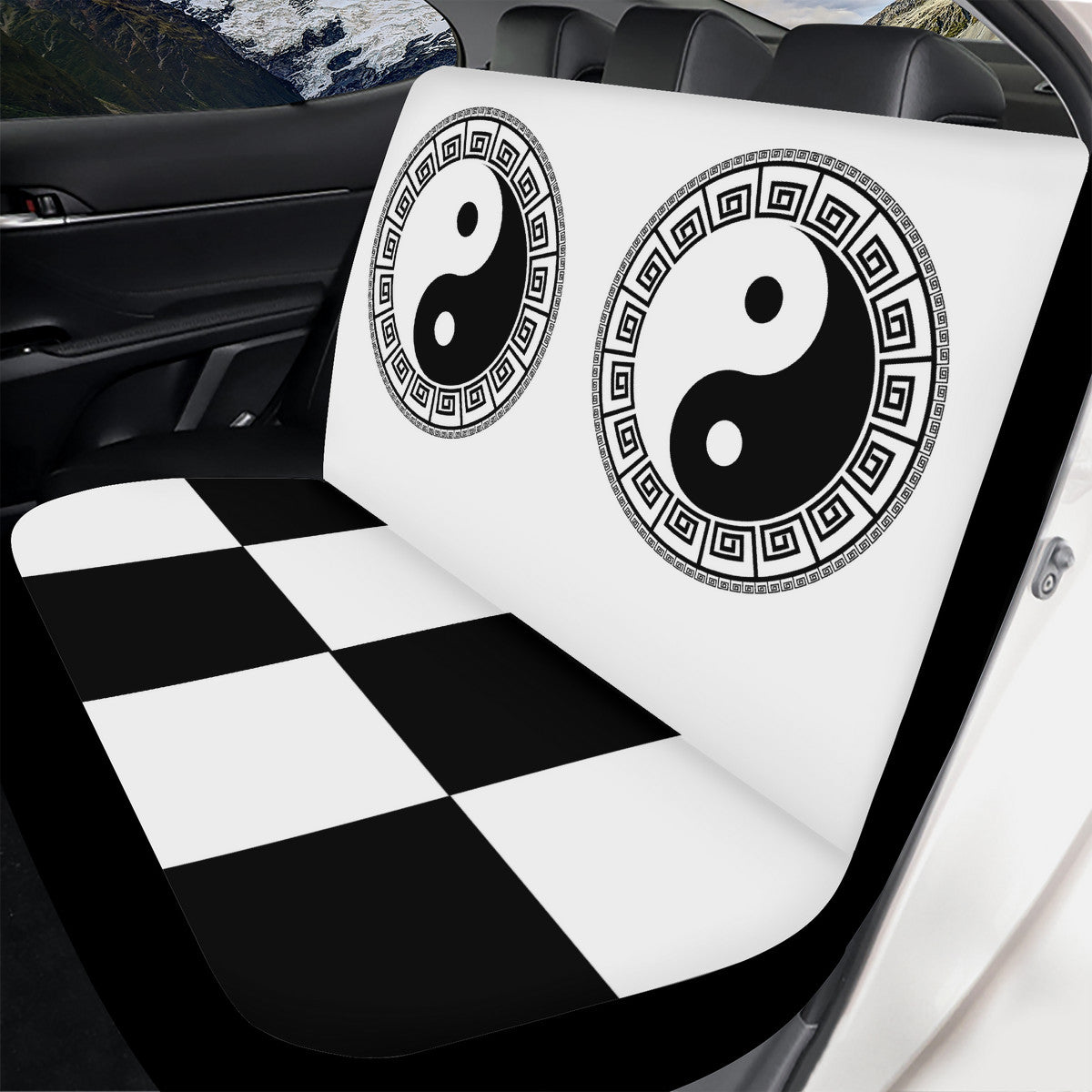 Car Seat Cover Set Yin Yang