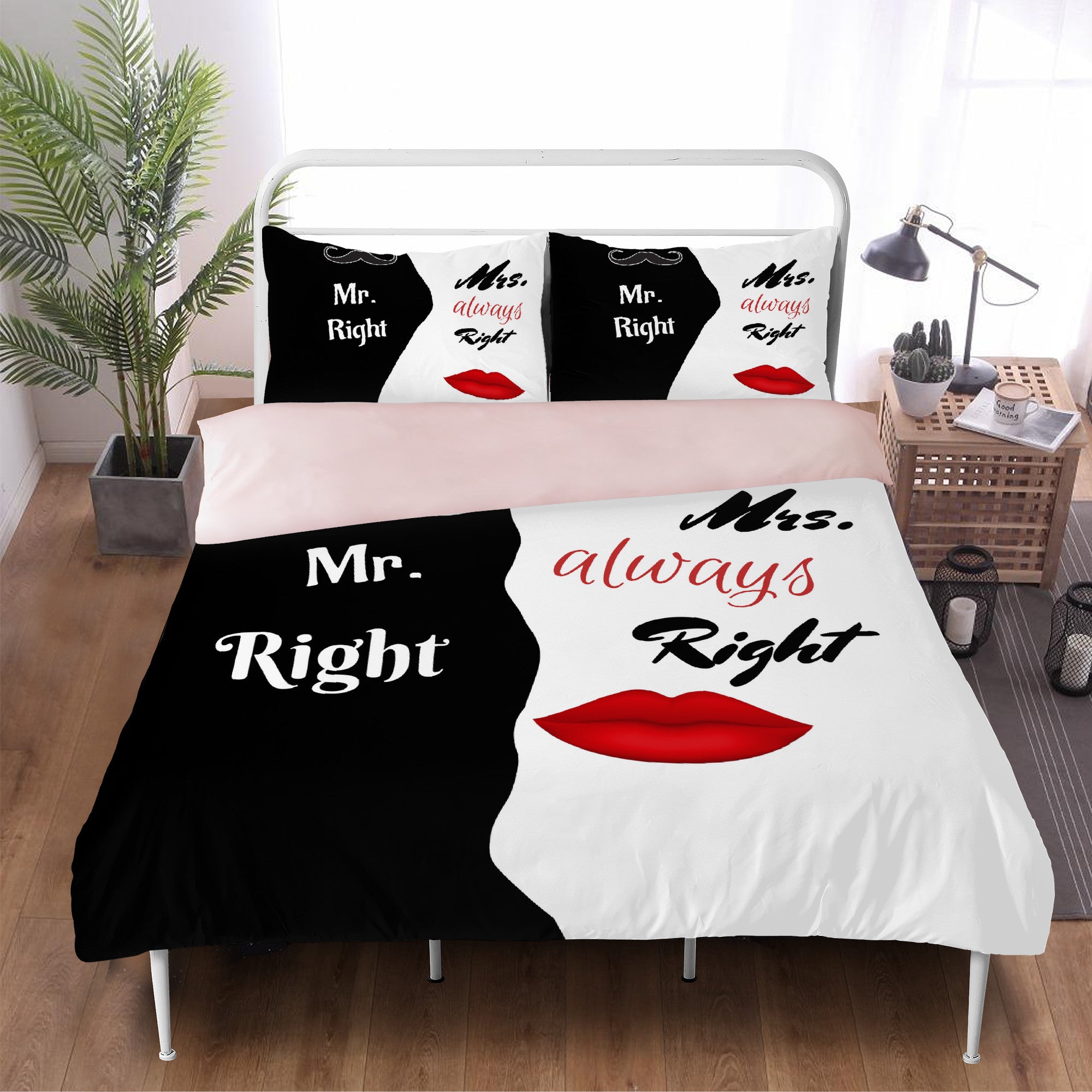 Bedding Mr.Right and Mrs.always Right