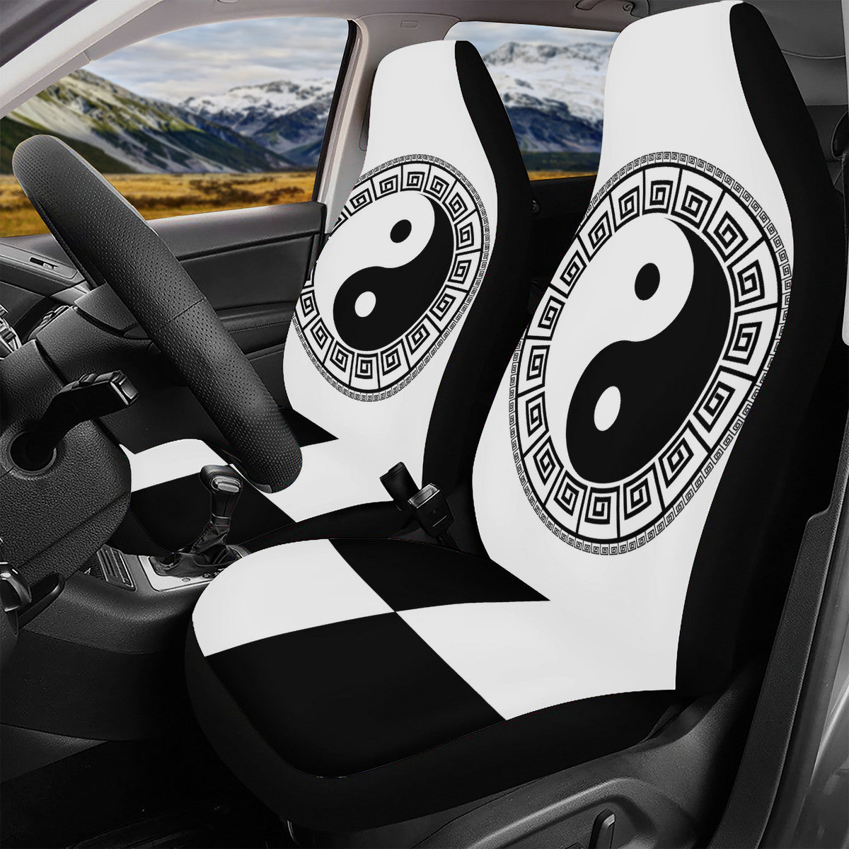 Car Seat Cover Set Yin Yang