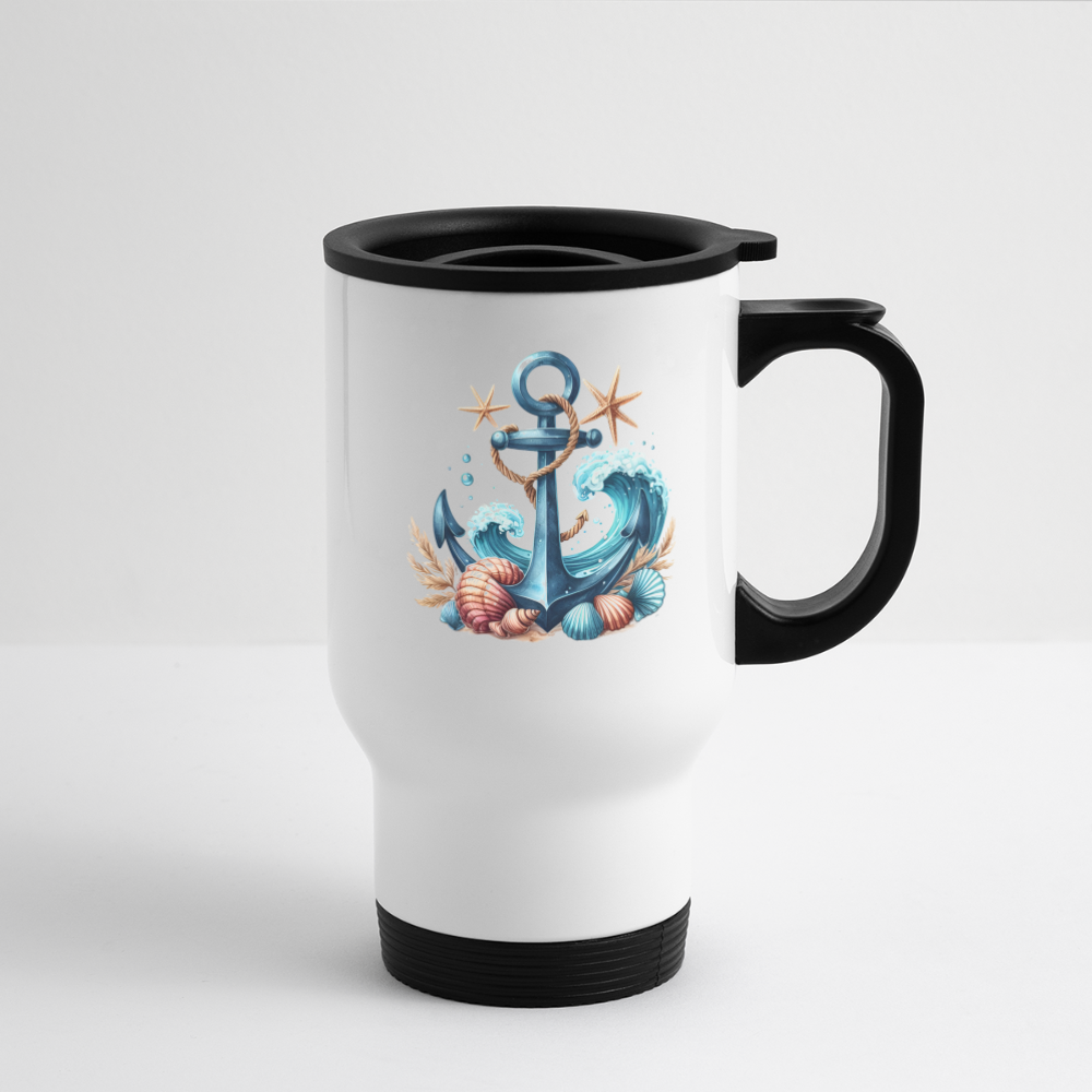 Travel Mug Anchor - white