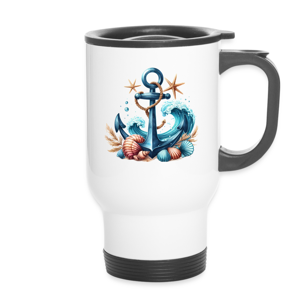 Travel Mug Anchor - white