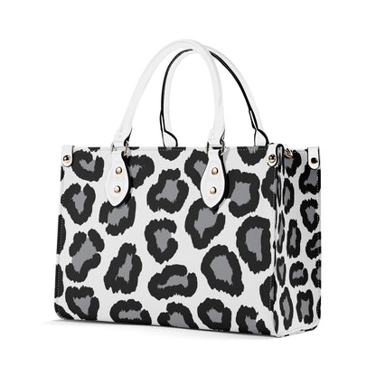 Multiple Sizes Upgraded Luxury Women PU Leather Handbag Leopard print decoration