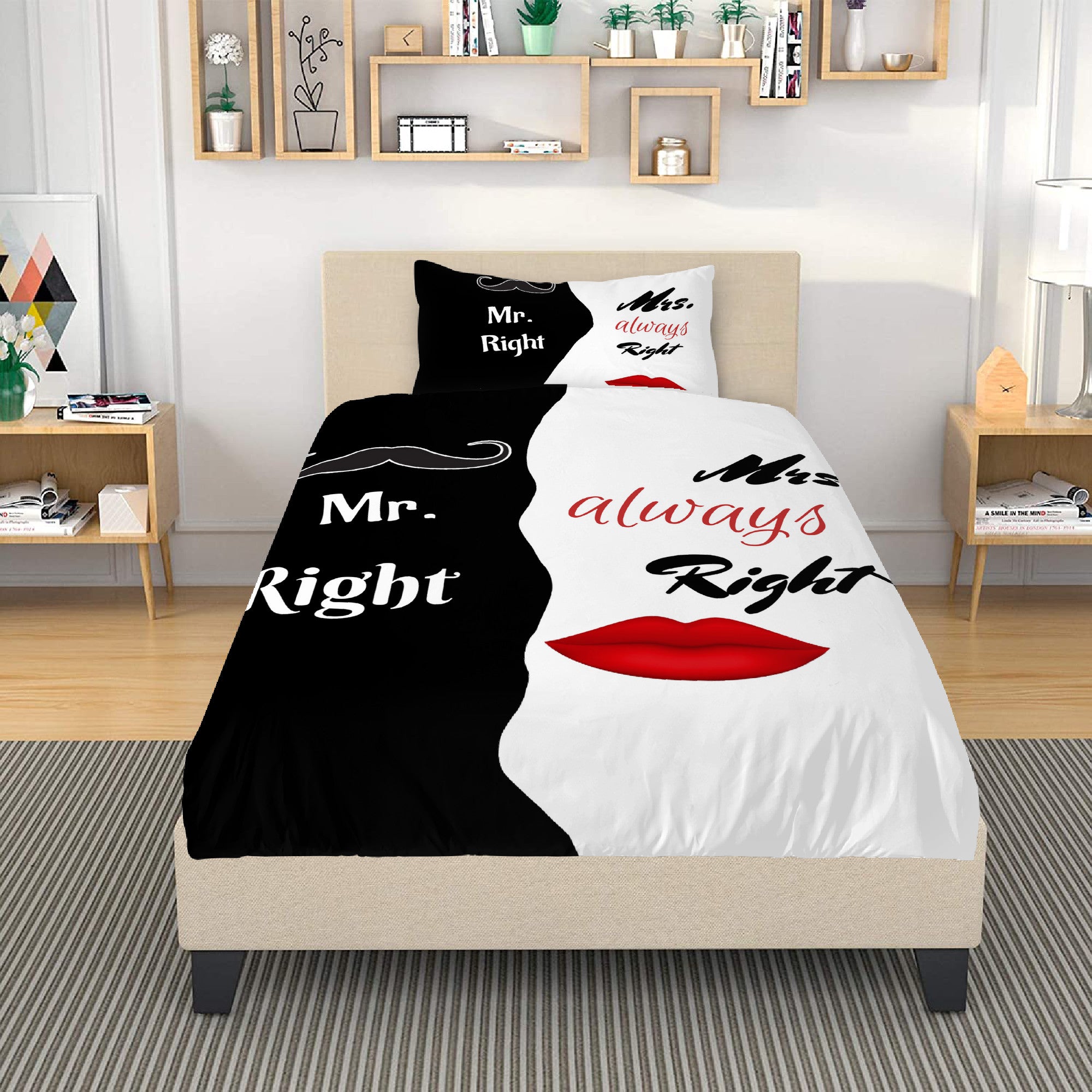 Bedding Mr.Right and Mrs.always Right