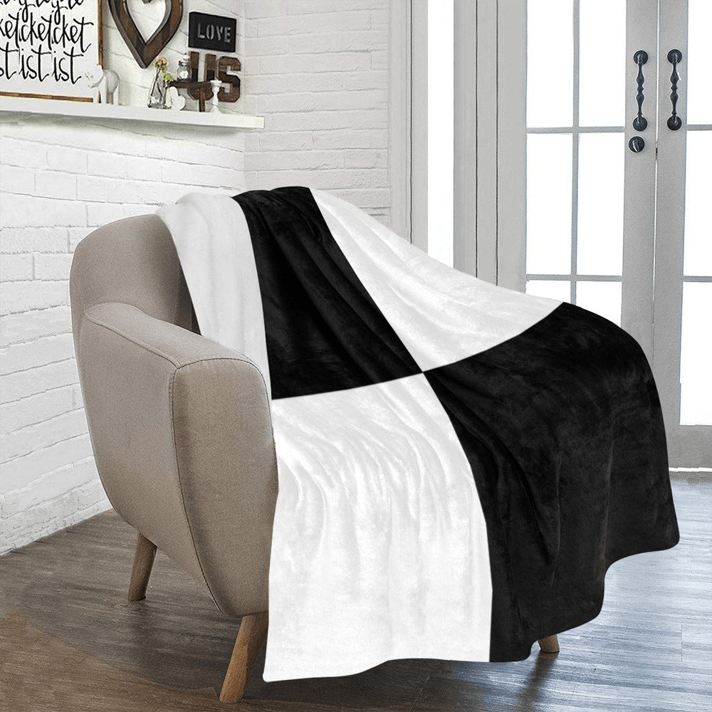 Black and White Blanket Home-clothes-jewelry