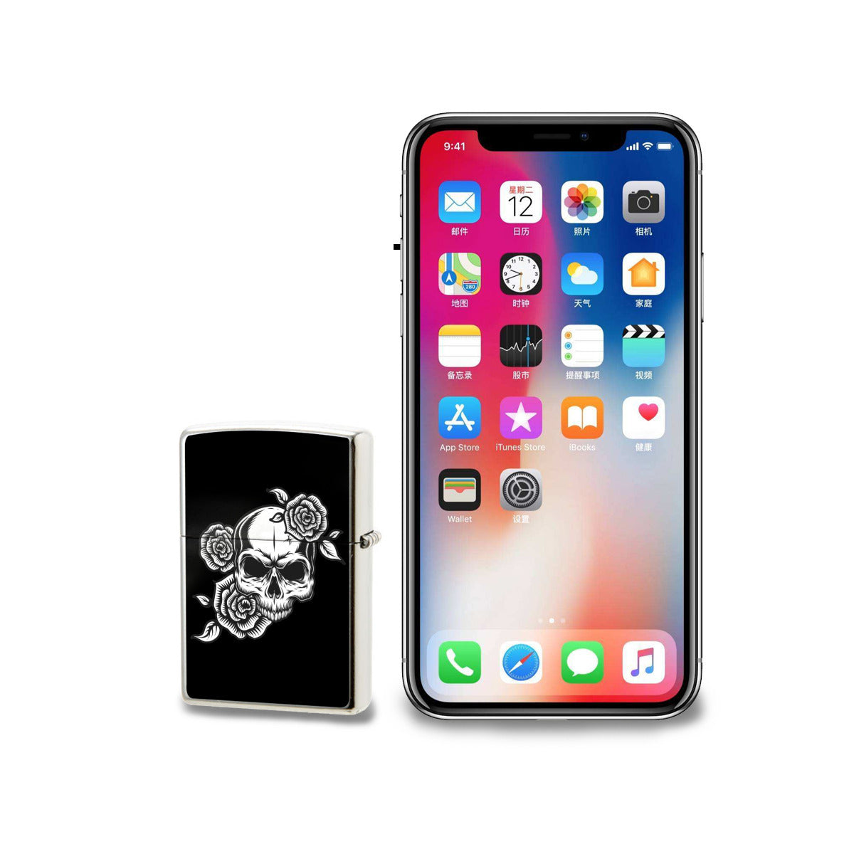 Lighter Case｜ High quality aluminum,Skull Home-clothes-jewelry