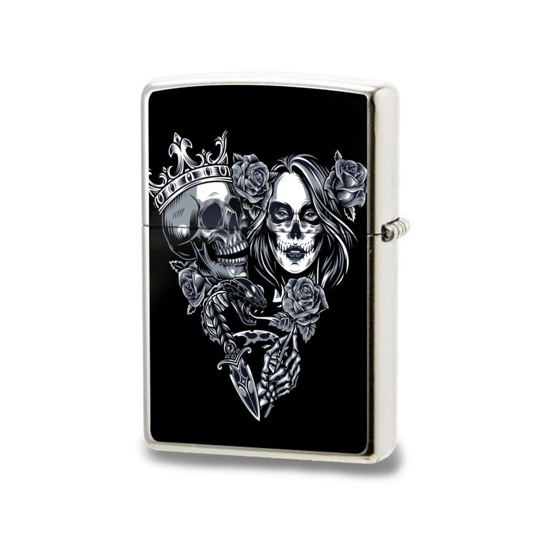 Lighter Case Skull couple Home-clothes-jewelry