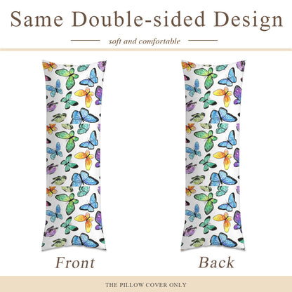 Long Pillow Cover Double-Sided design (Multiple Sizes) Butterflies Home-clothes-jewelry