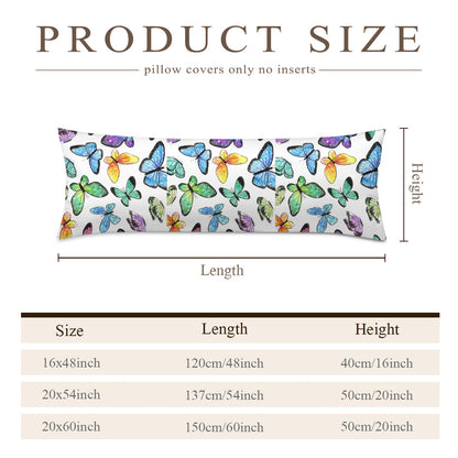 Long Pillow Cover Double-Sided design (Multiple Sizes) Butterflies Home-clothes-jewelry