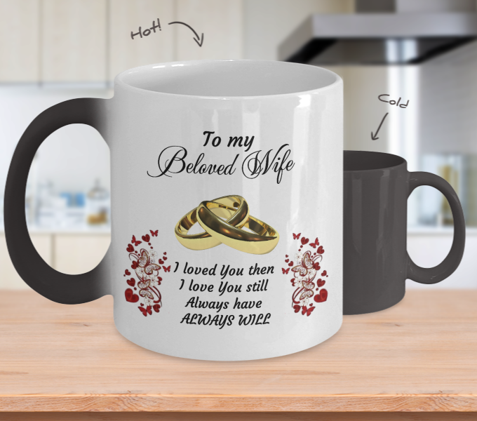 Magical Mug: A Colorful Surprise for My Beloved Wife on Valentine&