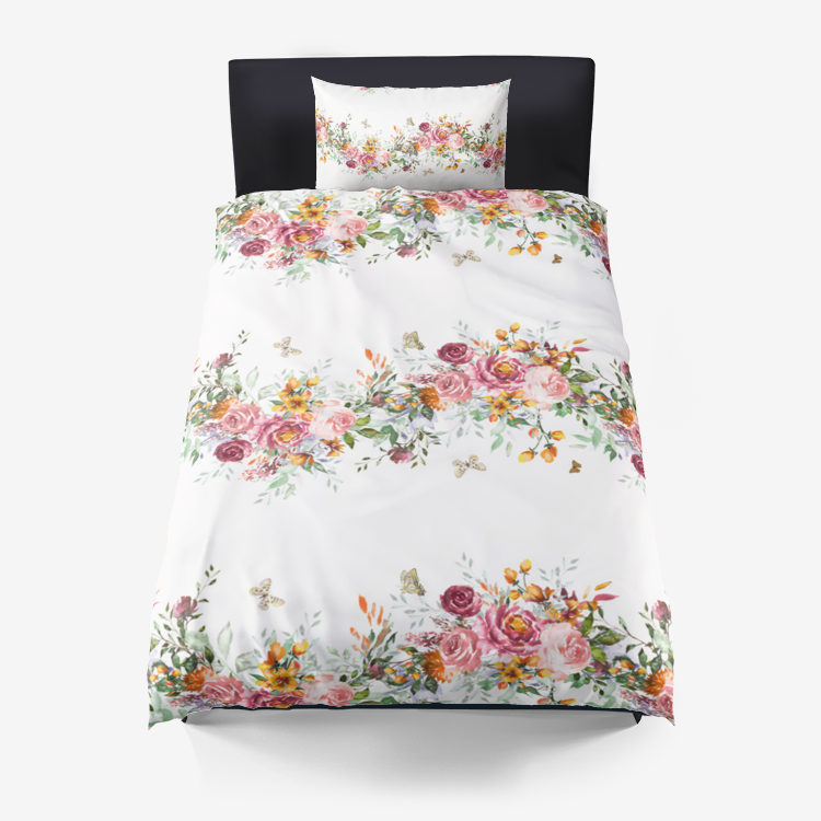 Microfiber Duvet Cover Flowers Home-clothes-jewelry
