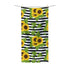 Polycotton Towel Sunflowers on black and white Home-clothes-jewelry