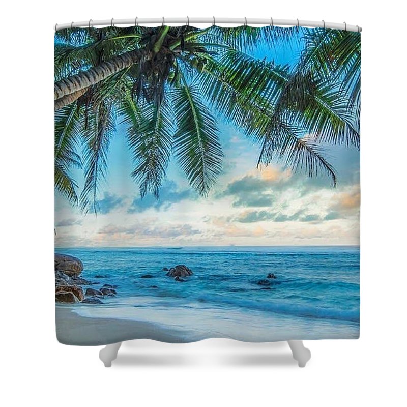 Seaside photo - Shower Curtain Home-clothes-jewelry