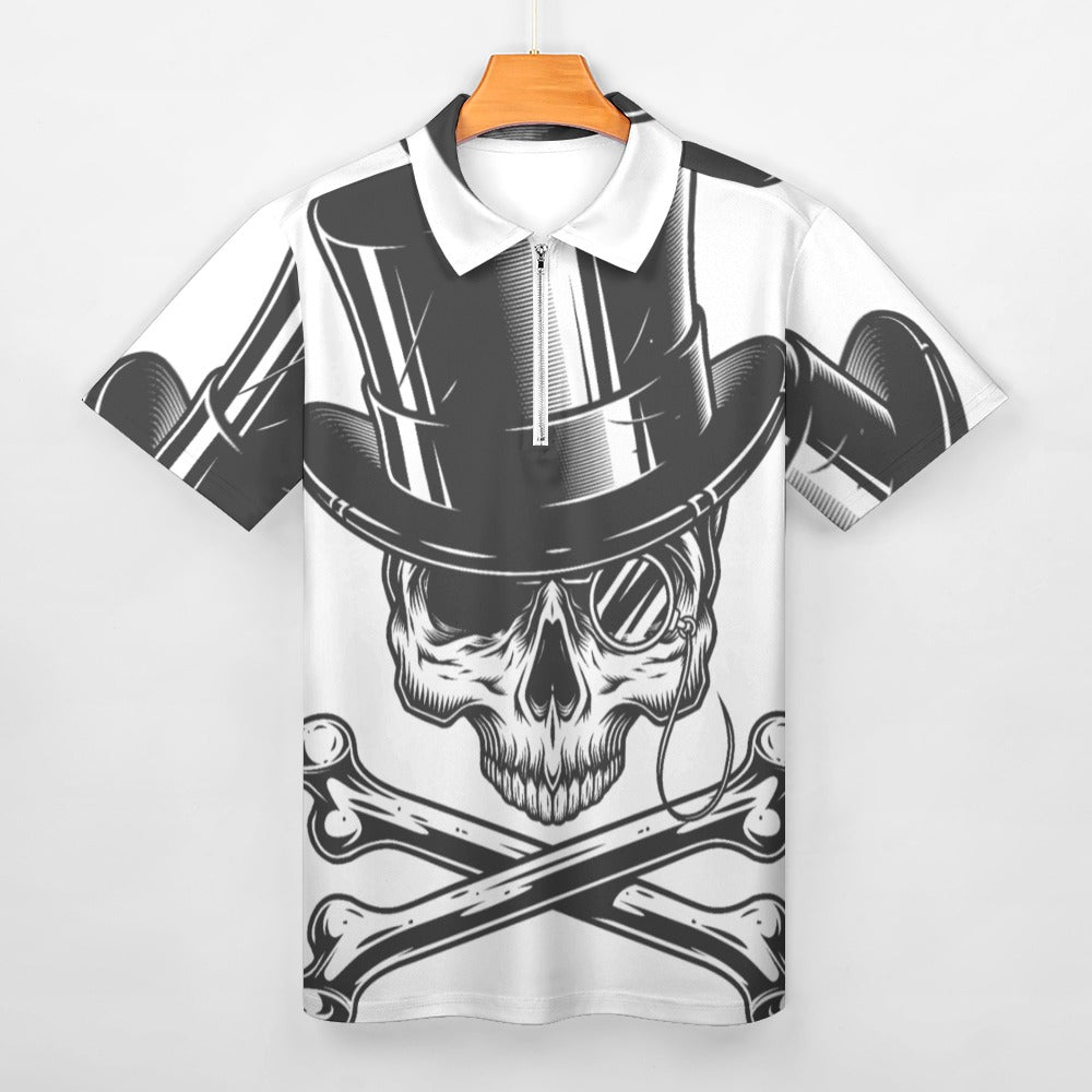 Short sleeve polo shirt Skull Home-clothes-jewelry