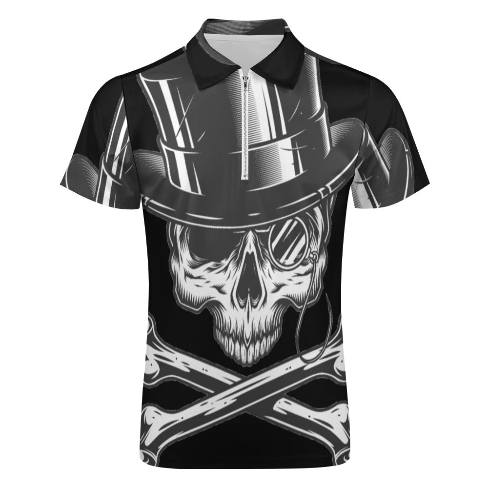 Short sleeve polo shirt Skull Home-clothes-jewelry