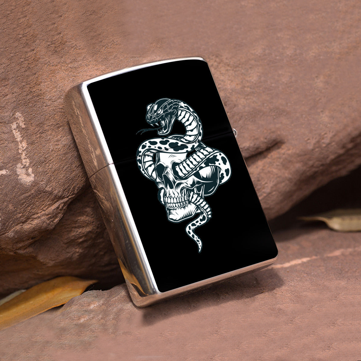 Skull and Snake Lighter Case｜ High quality aluminum Home-clothes-jewelry