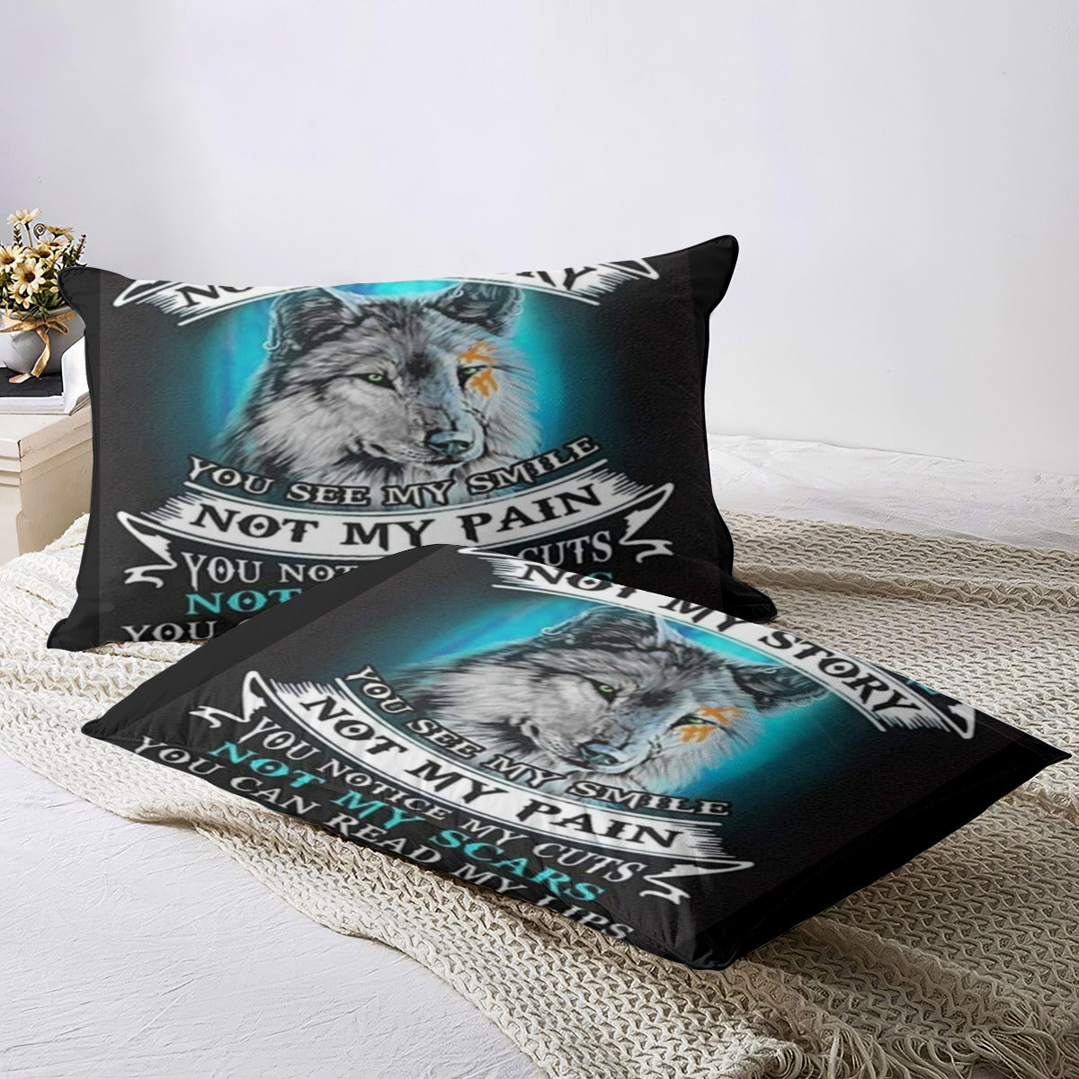 Wolf Bedding Set, Room decoration, Bed decoration, Gift idea Home-clothes-jewelry
